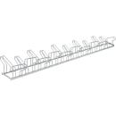 Support de stationnement, 2 côtés, pour pneus jusqu'à W 55 mm, W 3500 x P 3200 x H 500 mm, acier galvanisé à chaud, 20 places de stationnement, monté