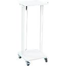 Support mobile Saekko Boy pour sac poubelle de 60 litres, avec couvercle, blanc