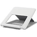 Support pour ordinateur portable Fellowes Breyta™, pour 1 ordinateur portable jusqu'à 15' &amp; jusqu'à 5 kg, réglable en hauteur, pliable, L 235 x P 268 x H 14 mm, 100 % plastique recyclé, blanc