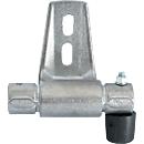 Support pour système de rail à tube rond STABILO® Professional, avec butée droite