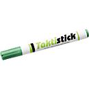 Surligneur Taktistick, pour feuilles tactiles Taktifol/taktiboards, pointe biseautée, couleur d'écriture vert, 1 pièce