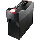 Suspension file folder box Swing, black/red
