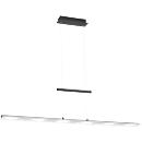 Suspension LED NELE, variateur continu à capteur, 6 x 4 W, 2700 lm, 2700-5000 K, L 1300 x l 120 mm, anthracite
