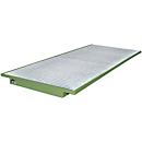 Suspension trays for pallet rack type EHW 3300, green RAL6011