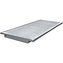 Suspension trays for pallet rack type EHW 3300, grey RAL7005