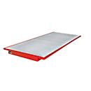 Suspension trays for pallet rack type EHW 3300, red RAL3000