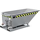 Swivel swarf box SKN 250, hot-dip galvanized