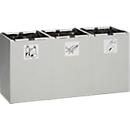 Système de collecte des déchets recyclables 2000, 60 litres, élément triple, livré sans couvercle !