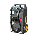 Système de réservoir d'essence mobile sur chariot, 95 L, pompe manuelle, Boyau 3,2 m