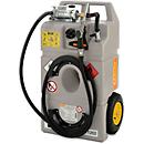Système de réservoir de diesel mobile sur chariot, 100 L, pompe manuelle, flexible de distribution de 3 m