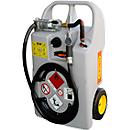 Système de réservoir de diesel mobile sur chariot, 60 L, pompe manuelle, flexible de distribution de 3 m
