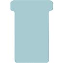 T-slot cards, format 2, W 48 x H 85 mm, for panel elements 63/48 mm, can be labelled, FSC®-certified paper, blue, 100 pieces