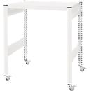 Table créative ORDO Professional, table de base, multifonctionnelle, surface d'écriture amovible, mobile, L 810 x P 635 x H 825 mm, acier, blanc trafic RAL 9016