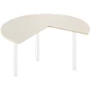 Table d'extension, Ø 1400 mm, coloris érable/blanc
