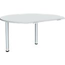 Table d'extension ALICANTE, 2 pieds-support, l. 1200 x P 1047 mm, avec 2 pieds-support, hauteur ajustable,