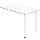 Table d'extension NEVADA, l. 1000 x P 600 x H 720 mm, blanc