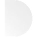 Table d'extension TOPAS LINE, pour bureaux à hauteurs ajustables élec. P 600, blanc/blanc