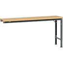 Table d'extension UNIVERSAL Spezial Manuflex, 1750 x 800 mm, multiplex nature, anthracite