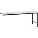 Table d'extension UNIVERSAL Spezial Manuflex, plateau mélaminé, 2000 x 1000, anthracite
