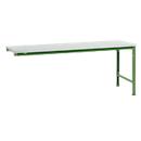 Table d'extension UNIVERSAL Spezial Manuflex, plateau mélaminé, 2000 x 1000, vert réséda