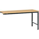 Table d'extension UNIVERSAL Spezial Manuflex, plateau multiplex, 1750 x 1000, anthracite