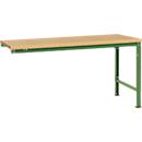 Table d'extension UNIVERSAL Spezial Manuflex, plateau multiplex, 1750 x 1000, vert réséda