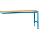 Table d'extension UNIVERSAL Standard Manuflex, 2000 x 800 mm, multiplex nature, bleu clair