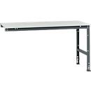 Table d'extension UNIVERSAL Standard Manuflex, plateau mélaminé, 1750 x 1000, anthracite