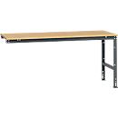 Table d'extension UNIVERSAL Standard Manuflex, plateau multiplex, 2000 x 1000, anthracite