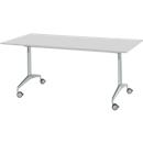 Table de réunion, 1 800 x 800 mm, gris clair
