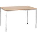 Table de réunion, 1200 x 800 mm, coloris hêtre