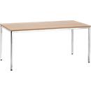 Table de réunion, 1600 x 800 mm, coloris hêtre