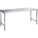 Table de travail en inox, L 1600 x l. 700 x H 850 mm