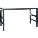 Table de travail Ergo, dispositif électrohydraulique, plateau coloris PVC, 1750 x 800 mm, anthracite