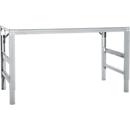 Table de travail Ergo, dispositif électrohydraulique, plateau coloris PVC, 1750 x 800 mm, argenté