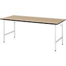 Table de travail, plateau en MDF, 2000 x 800 x 800-850 mm