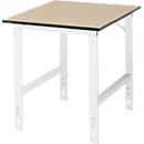 Table de travail, plateau en MDF l. 750 x P 1000 x H 760 -1080 mm