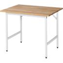 Table de travail RAU, plateau en hêtre, 1000 x 1000 x 800-850 mm