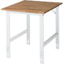 Table de travail RAU, plateau en hêtre, l. 750 x P 1000 x H 760-1080 mm