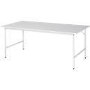 Table de travail RAU, plateau mélaminé, 2000 x 1000 x 800-850 mm