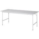 Table de travail RAU, plateau mélaminé, 2000 x 800 x 800-850 mm