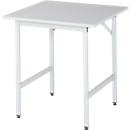 Table de travail RAU, plateau mélaminé, 750 x 800 x 800-850 mm