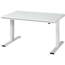 Table de travail série adlatus 300, plateau mélaminé, l. 1500 x P 1000 x H 720 – 1120 mm