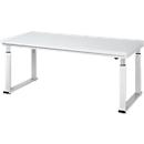 Table de travail série adlatus 600, 1250 x 900 x 740-1140 mm, plateau en stratifié dur