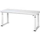 Table de travail série adlatus 600, 2000 x 700 x 740-1140 mm, plateau en stratifié dur