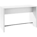 Table haute POINT, l. 1800 x P 800 x H 1125 mm, blanc