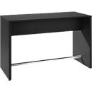 Table haute POINT, l. 1800 x P 800 x H 1125 mm, noir
