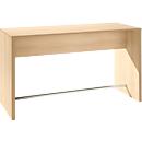 Table haute POINT, l. 2000x P 800 x H 1125 mm, décor érable