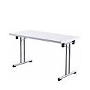 Table rabattable, 1380 x 690 mm, piétement chrome