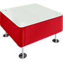 Table WALL IN, rouge